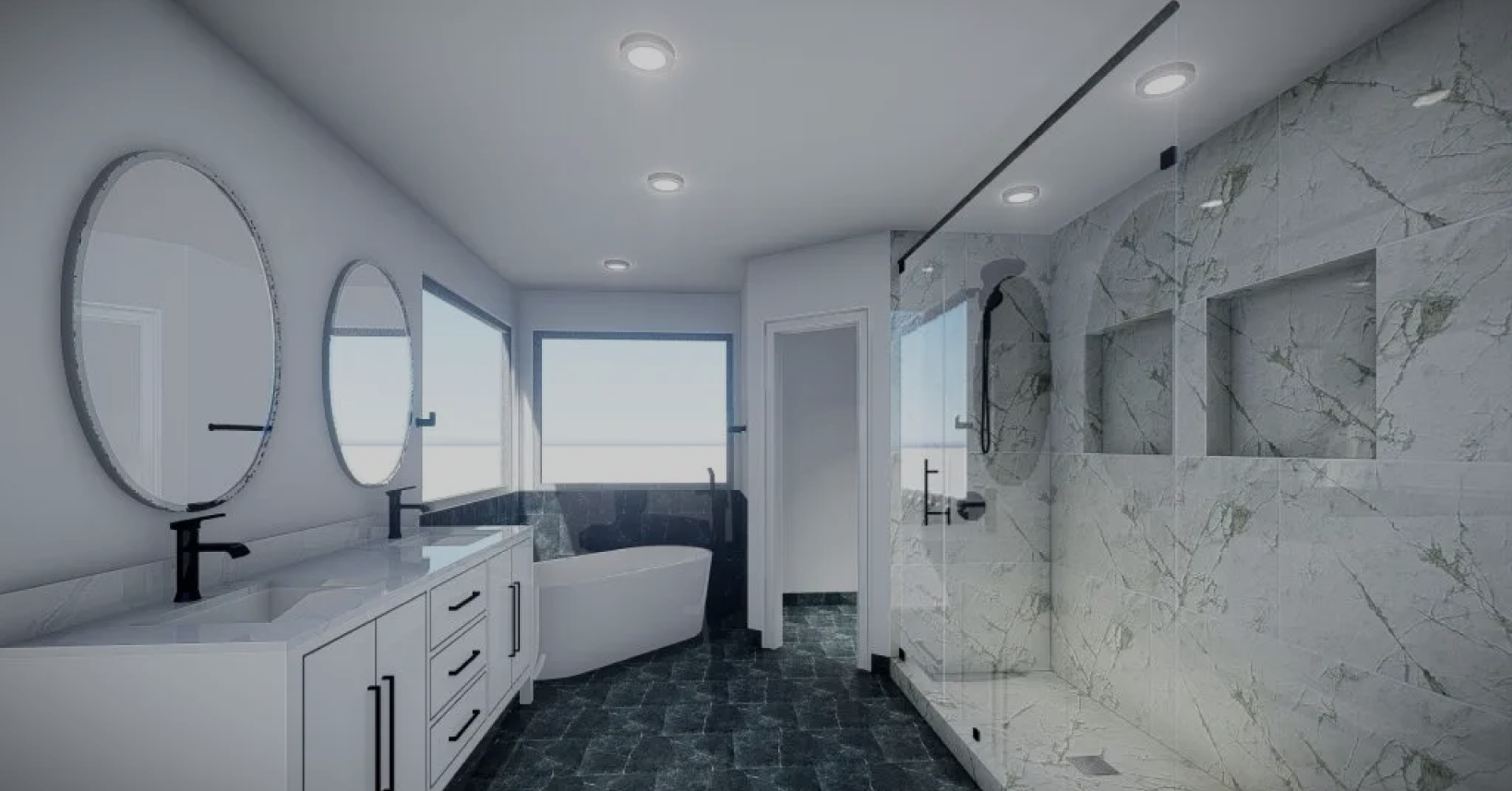 an example of modern bathroom remodeling ideas