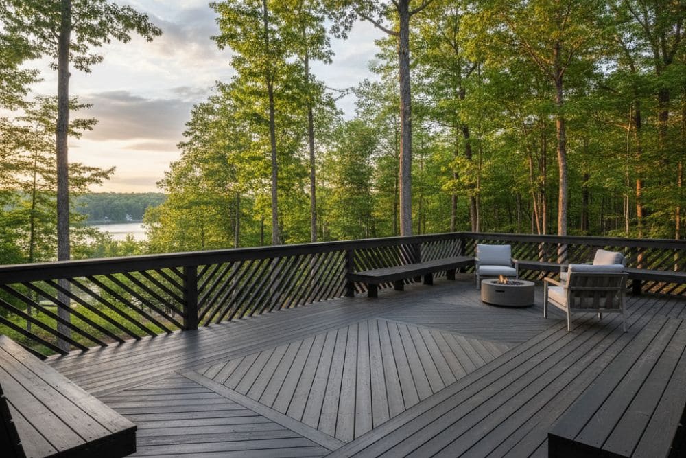 daring diagonals deck design with diagonal boards