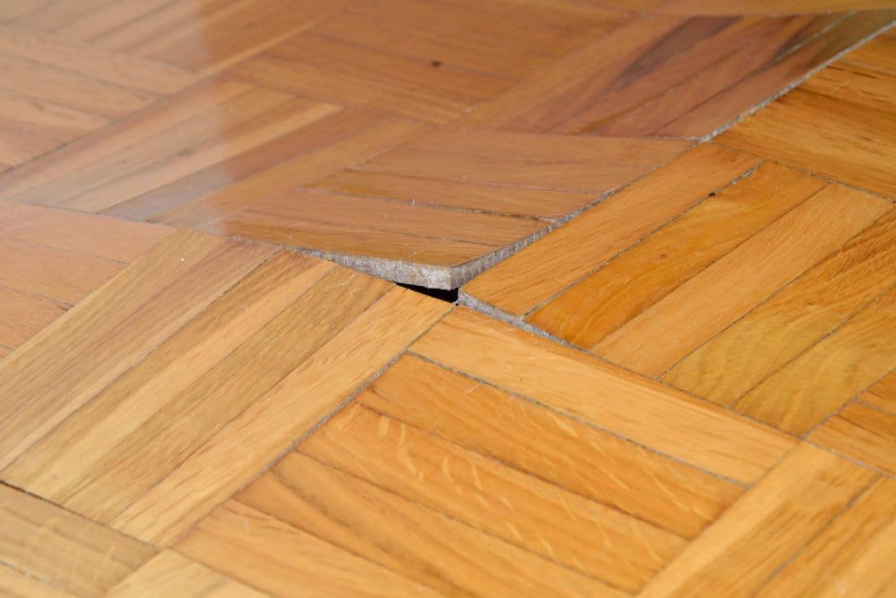 sagging kitchen floor