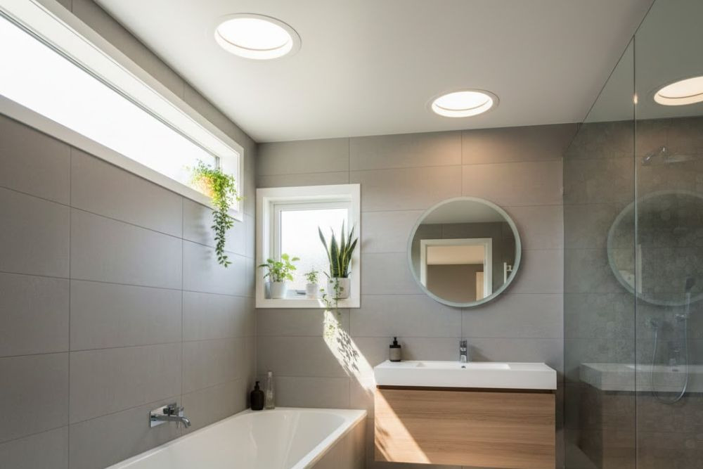 solar tube lighting, the most energy-efficient bathroom lighting solution