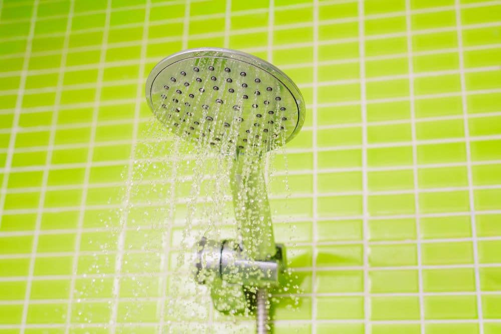 low-flow shower head.