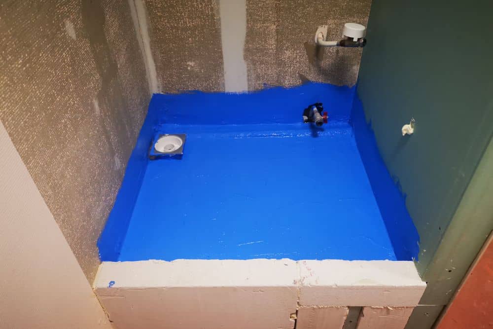 waterproofing a bathroom shower
