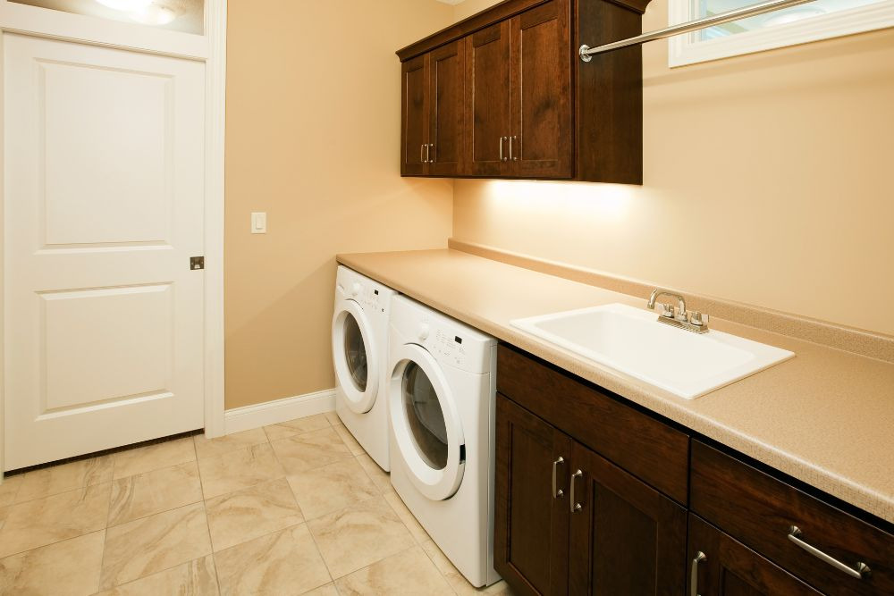 kitchen with front load washers qualified for pse rebate programs for home remodeling