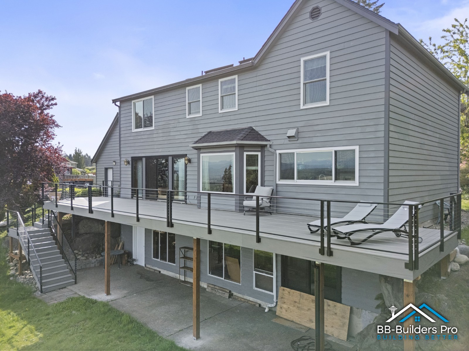 composite deck attached to house seattle