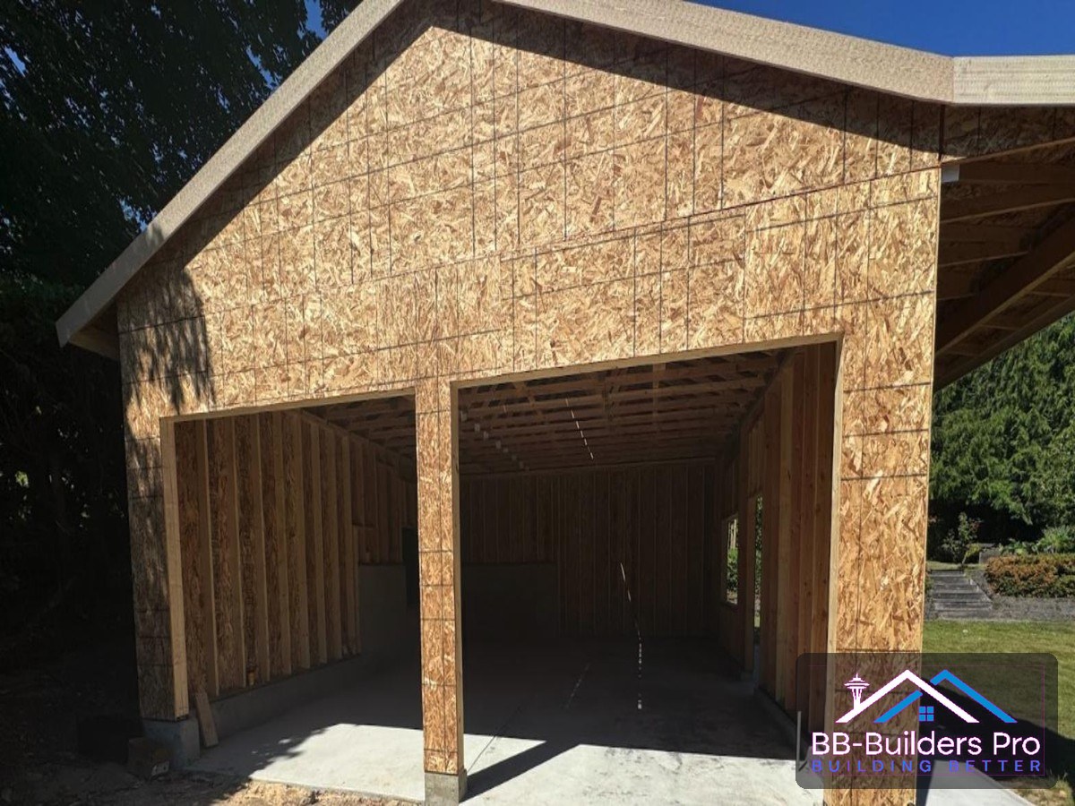 garage framing and construction, king county wa