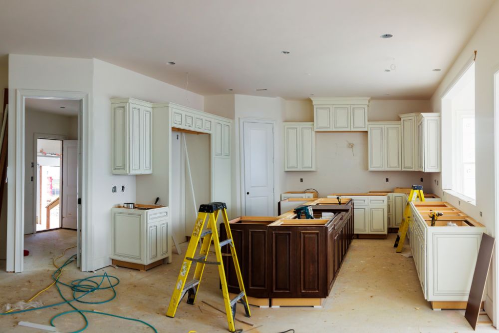 a seattle kitchen under renovation, visually demonstrating how much will a kitchen remodel cost in seattle